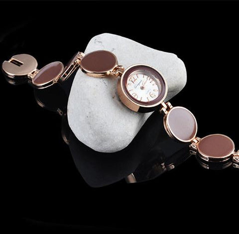 Fashion Casual Colors Wafer Design Round Dial Bracelet Watch -JW01109-Veeddydropshipping