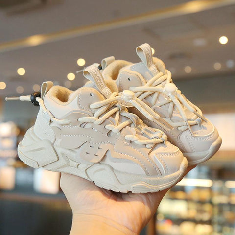 Plush Children Chunky Sneakers Waterproof Boys Sports Shoes-TB00154-Veeddydropshipping