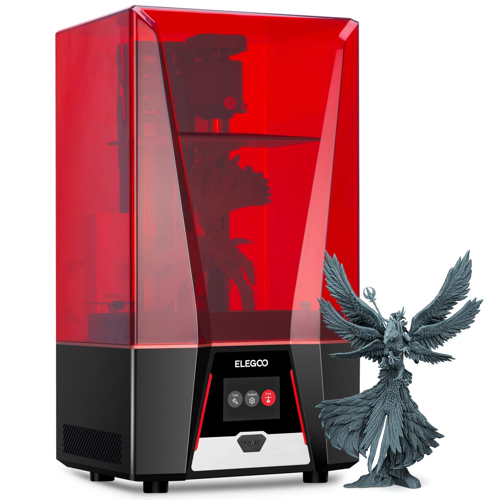 Mono MSLA 3D printer UV resin curing 8K liquid crystal 3D printer 10 ''8K liquid crystal printing