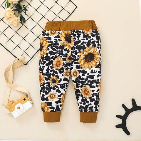 Children&#39;s Letter Two-piece Fall Baby Long Sleeve Halter Trouser-TB00705-Veeddydropshipping