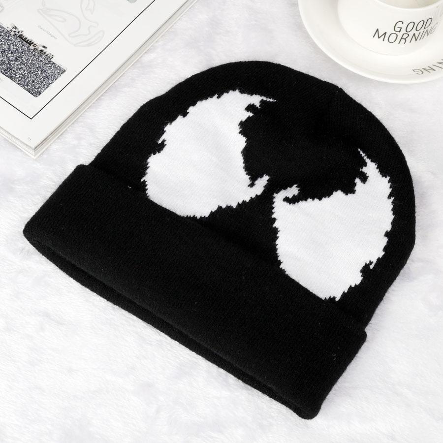 Warm Hat Elastic Cotton Beanie Black-Veeddydropshipping