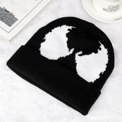 Warm Hat Elastic Cotton Beanie Black-Veeddydropshipping