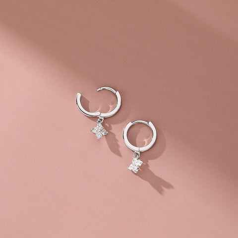 925 Sterling Silver Floral Sweet Earrings Temperament Simple-JW01418-Veeddydropshipping