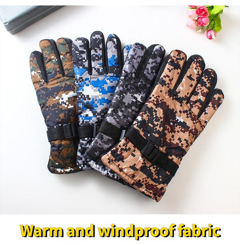 Adult Cycling Ski Outdoor Sports Gloves Plush Thickened-OS01501-Veeddydropshipping
