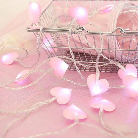 10/20leds LED Love String Lights Pink Purple Blue Christmas Wedding Birthday-TI00926-Veeddydropshipping