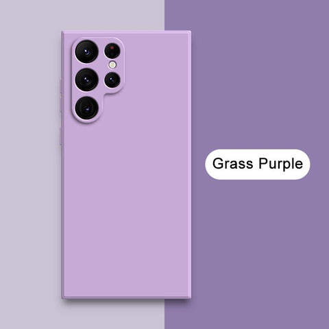 Square Liquid Silicone Case for Samsung Galaxy S23 Plus Ultra 360 Protective-PA00222-Veeddydropshipping