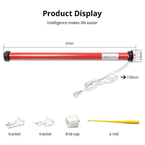 BOFU ESA25S 25MM  4 wires tubular motor for smart home curtain blinds-TI01093-Veeddydropshipping