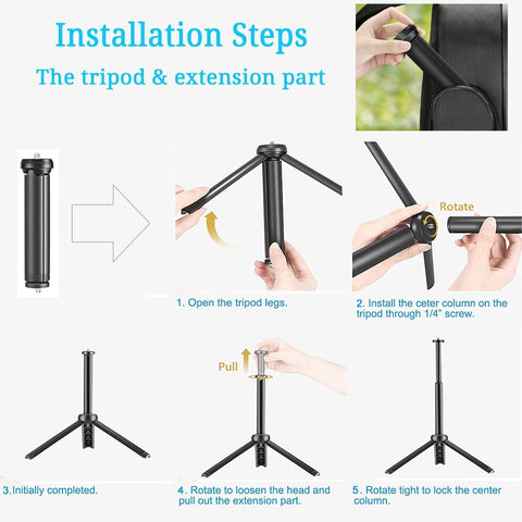 LED Photography Video Light Panel Lighting Photo Studio Lamp Kit With Tripod -CE00355-Veeddydropshipping