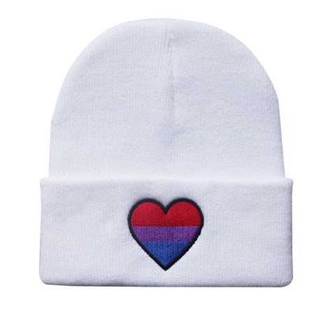 Embroidery Knitted Hat Winter Autumn Pride Beanie-Veeddydropshipping