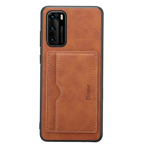 Luxury Leather Card Holders Wallet Case for Huawei P40 Pro Plus Leather Stand Cover-PA00296-Veeddydropshipping