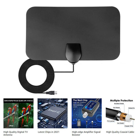 Indoor Signal Amplifier Digital TV Antenna Signal Receiver-Veeddydropshipping