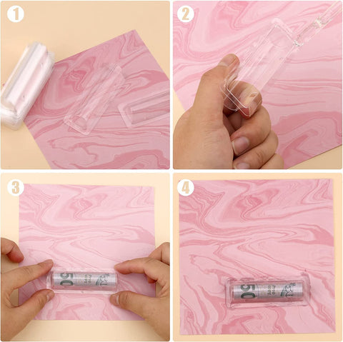 currency card holder transparent cash bag plastic card dome transparent lipstick currency cash window holder-Veeddydropshipping