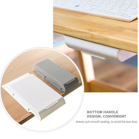 Under Desk Stand Self-adhesive Under-drawer Storage-HA00814-Veeddydropshipping