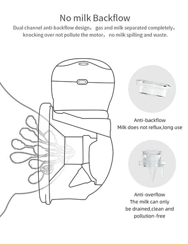 Portable LCD Electric Wearable Breast Pump Automatic Hands-free Silent-TB00663-Veeddydropshipping