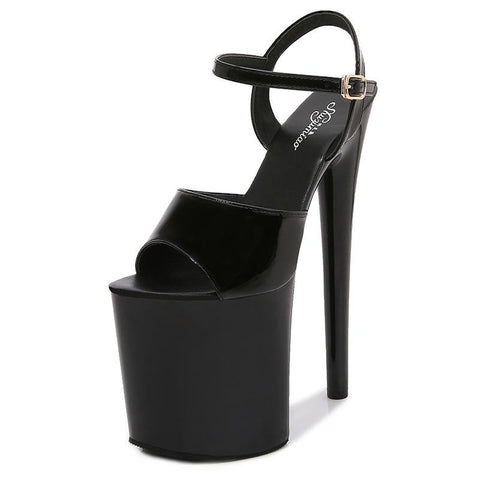 Dance Shoes Stripper High Heels  Sandals Party Club 20 CM Platform-BS00844-Veeddydropshipping