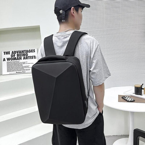 Backpack Lightweight Texture Notebook School Bag Large-BS00278-Veeddydropshipping