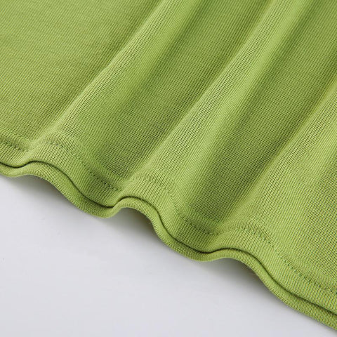 Off-the-shoulder Contrast Color Wave Edge-WF00092-Veeddydropshipping