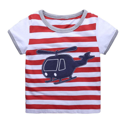 Children T-shirt 1-6Y Casual Fashion Summer Toddler Baby Boys T-shirt-TB01124-Veeddydropshipping