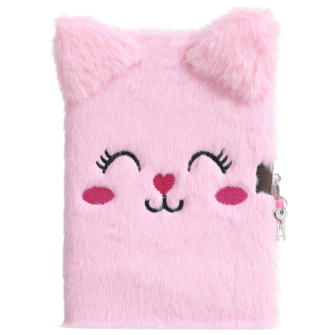 with Lock Girl Personal Diary Line Paper Organizer Kawaii-BS00624-Veeddydropshipping