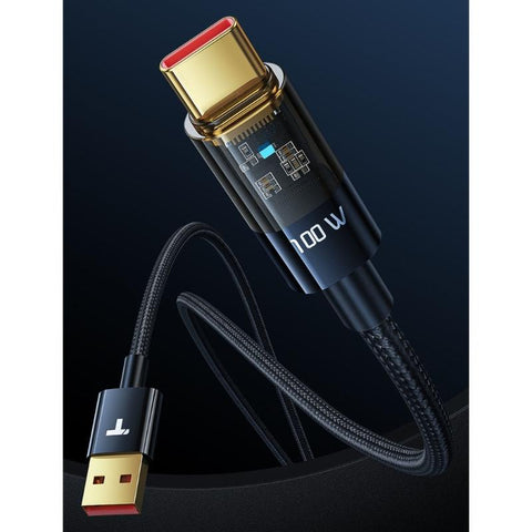 USB to Type-C Data Line Cable PD100W Super Fast Charging Cable Support Data-PA00409-Veeddydropshipping