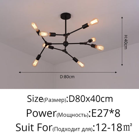 LED chandelier apartment villa decoration-TI00391-Veeddydropshipping