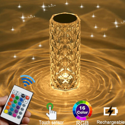 LED Crystal Table Lamp  Adjustable Night Light-TI00492-Veeddydropshipping