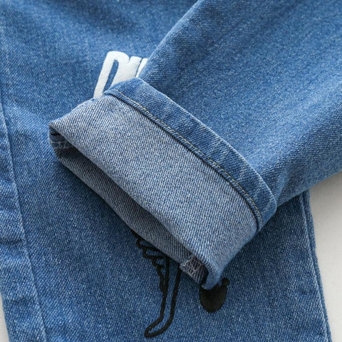 Baby Boys Jeans New 2021 Spring Autumn Kid&#39;s Clothing Toddler-TB01279-Veeddydropshipping