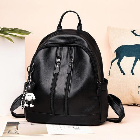 Soft Casual Backpack Large Capacity Adjustable Shoulder Strap-BS00029-Veeddydropshipping