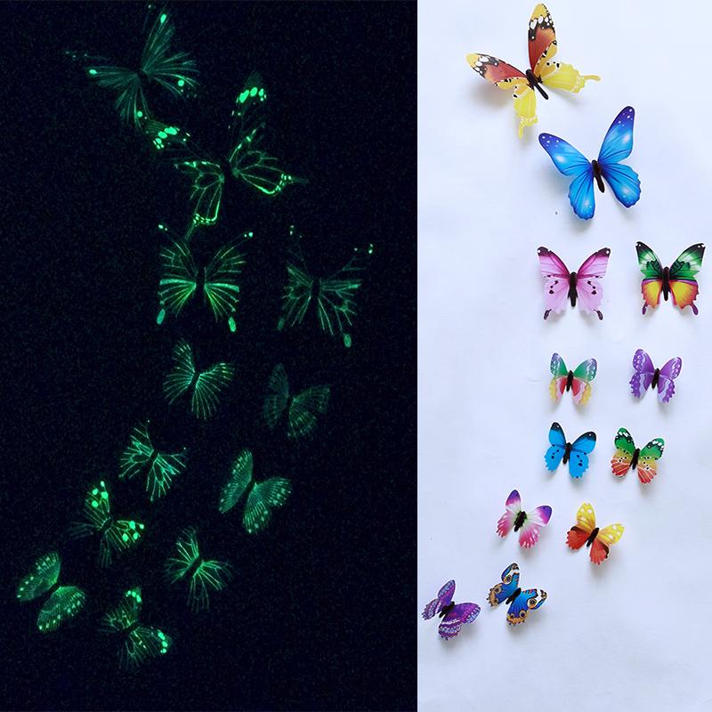 Luminous Butterfly Wall Stickers Living Room-HA00237-Veeddydropshipping