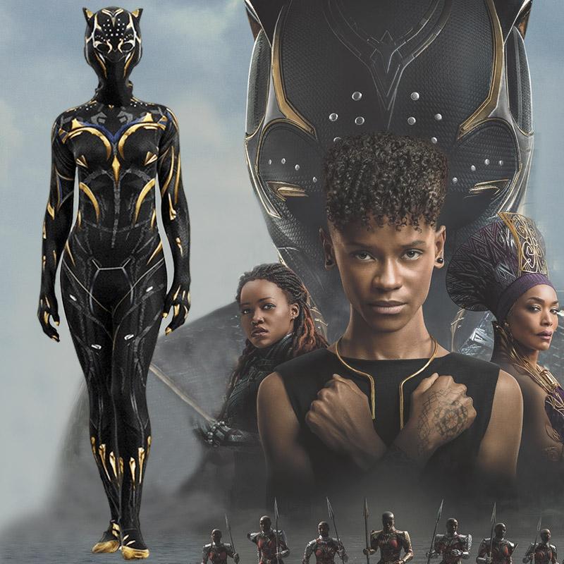 Wakanda Superhero Cosplay Costume Jumpsuit-WF01473-Veeddydropshipping