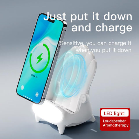 Desk Phone Holder 15W Fast Charge Stand with LED-Veeddydropshipping