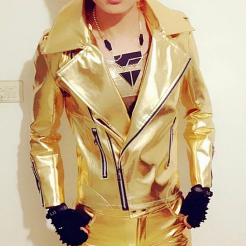 Jackets PU Leather Motorcycle Jackets Male Cosplay Jacket-MF01352-Veeddydropshipping