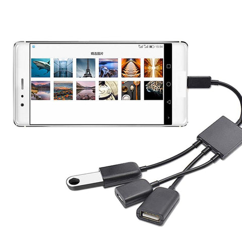USB  HUB Male To Female Double Host Adapter Cable-CO00074-Veeddydropshipping