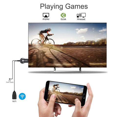 Anycast M9 Plus 2.4G 1080P Miracast Wireless DLNA AirPlay HDMI -Compatible TV -CE00961-Veeddydropshipping
