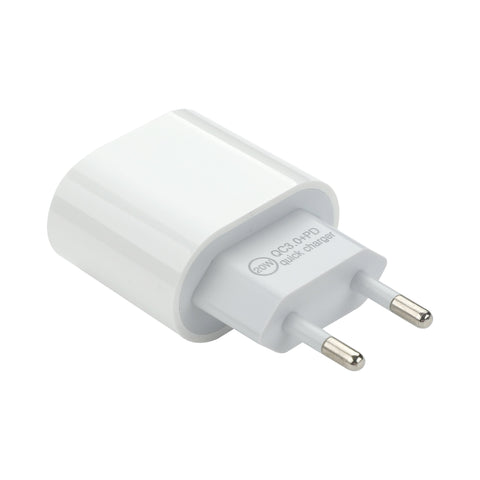 20W Fast Charging PD USB C Charger For EU Power Adapter US Plug PD Charge Type C Port Cable-PA00356-Veeddydropshipping