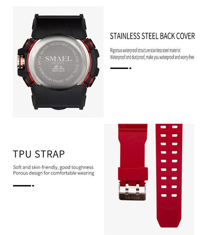 Sport Watch Dual Time Watch for MeN-JW00786-Veeddydropshipping
