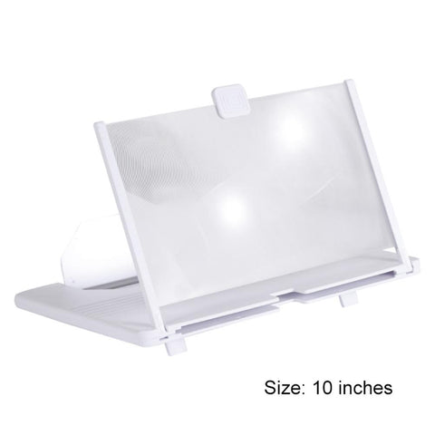 10 Inch 3D Mobile Phone Screen Magnifier HD Video Amplifier Stand Bracket with Movie Game-PA00745-Veeddydropshipping