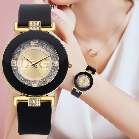Simple quartz watches women design silicone strap wristwatch -JW00927-Veeddydropshipping