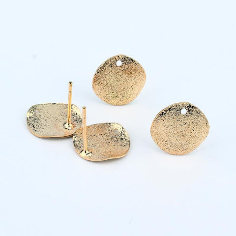 Circle Earring Base Findings Alloy Earrings Accessory  DIY Jewelry Make -JW01569-Veeddydropshipping