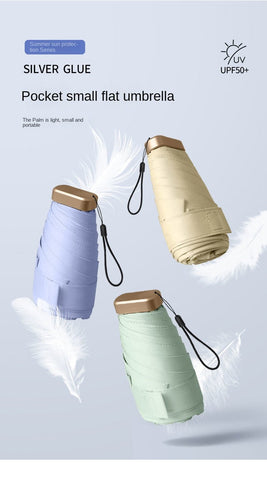 Mini Pocket Rain Umbrella Sun Shade Umbrella-HA01155-Veeddydropshipping