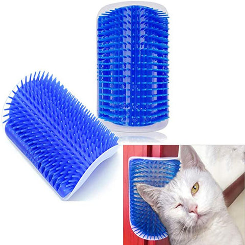 Cat Corner Brush Comb Arch Plastic Scratcher-HA01441-Veeddydropshipping