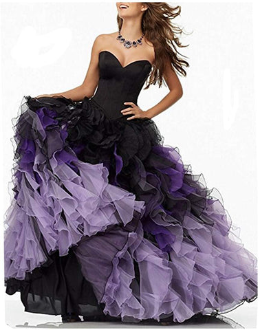 Sweethart Ball Gown Puffy Prom Dresses-WF01557-Veeddydropshipping