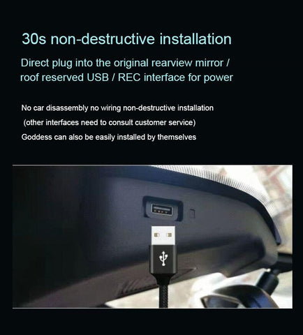 3 Channel HD 1080P Dash Cam Front and Rear InsideTriple Car Camera-AM00552-Veeddydropshipping