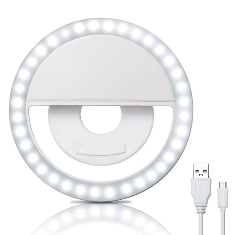 Selfie Ring Light Round Ring Lamp Ringlight With Tripod For Cell Phone Flash Light Led 36 Portable Clip-PA00824-Veeddydropshipping