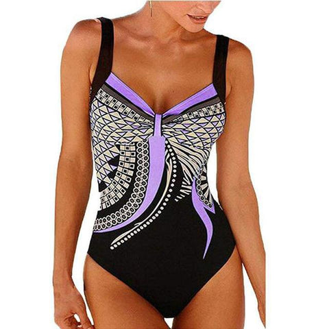 Fashion One Piece Swimsuit Women Beach Wear Swimwear With Pad Wire Free -OS00266-Veeddydropshipping