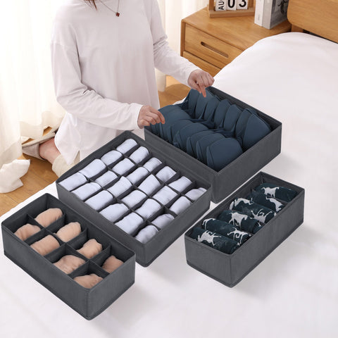 Underwear Home Cabinet Divider Storage Box Closet-HA00782-Veeddydropshipping