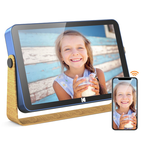 10 Inch WiFi Digital Picture Frame Built-in Battery 1280*800 IPS Touch Screen,16GB Storage -CE00322-Veeddydropshipping