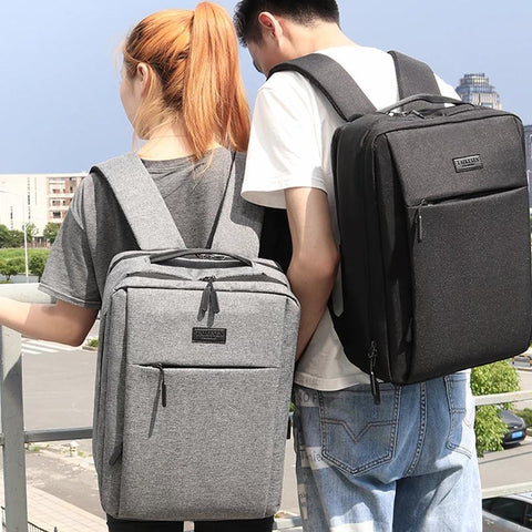 Waterproof School Backpacks USB Charging Business Travel Bag-BS00345-Veeddydropshipping