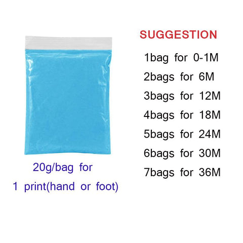 20g/bag 3D Baby Hand Footprint Pad Foot Paw Print Ultralight Clay-TB00714-Veeddydropshipping