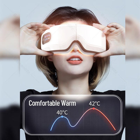 Eye Care Instrument Hot Compress Bluetooth Eye Massage Glasses-BH01362-Veeddydropshipping